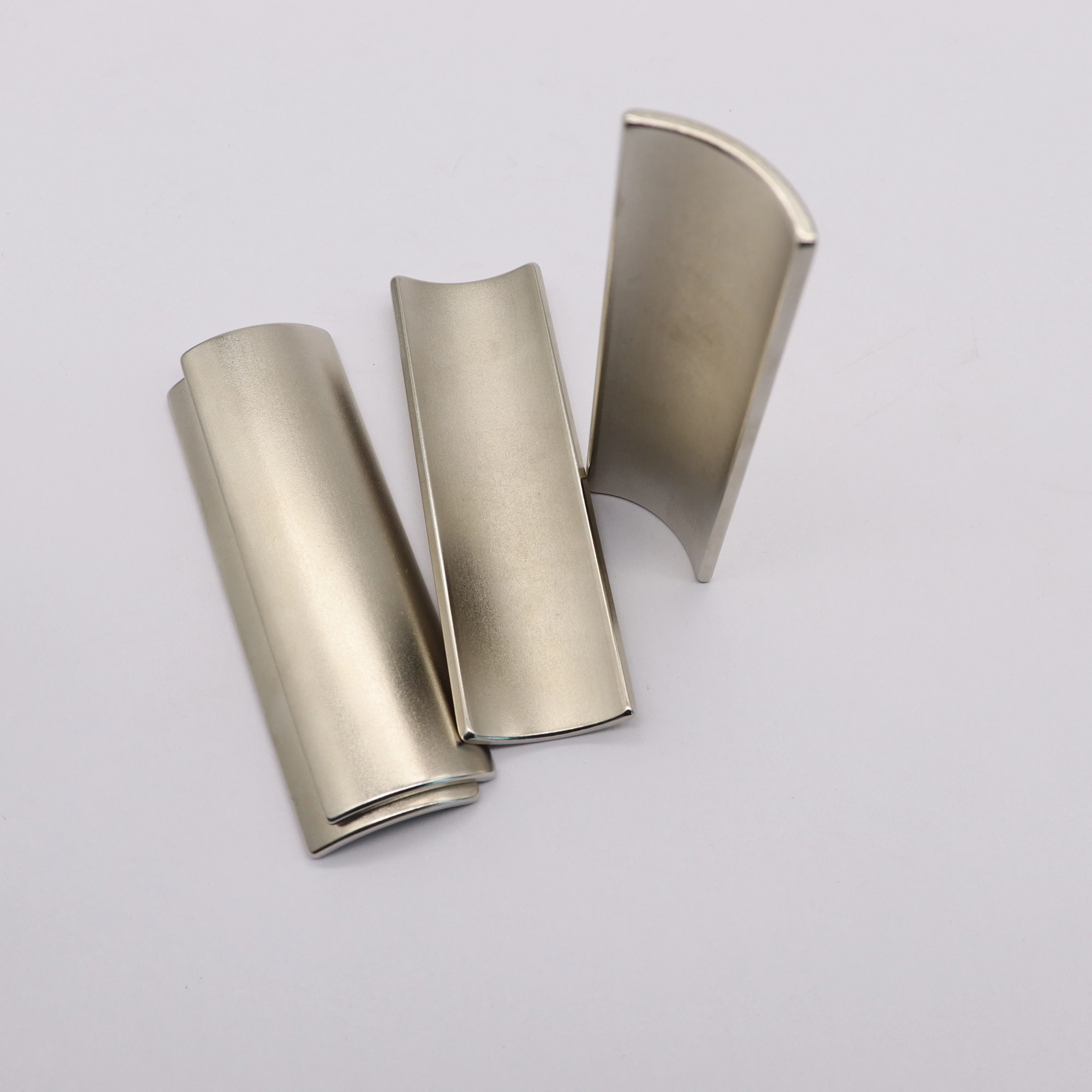 Custom Super Strong Magnetic Material Arc Segment Shape N52 Neodymium Magnet Arc Magnet For Speaker