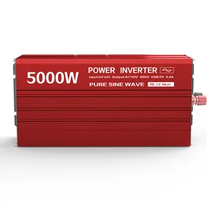 High Quality 12v 24v 48v To 110v 220v 230v Car Power Voltage Converter 5000w Pure Sine Wave Inverter