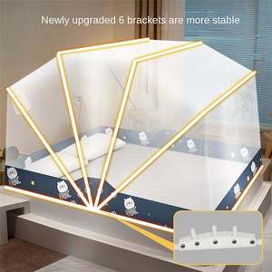 Moustiquaire de Lit Pliable Baldaquin Chiffrement Facile à Installer pour Maison et Dortoir - Product Image 5