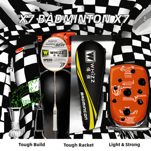 Raquette 5U, conception à noyau solide, nouvelle formule durable, modèle X7 en fibre <span class=keywords><strong>de</strong></span> carbone, super dure, <span class=keywords><strong>badminton</strong></span> professionnel - Product Image 2