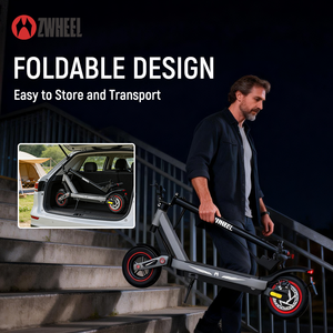 Scooter Eléctrico Todoterreno Plegable de 10 Pulgadas, 36V, Doble Suspensión, para Adultos, 45km/h – Venta al Por Mayor de Fábrica - Product Image 5