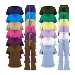 Meilleures ventes 2025 Fabricant en gros <span class=keywords><strong>Blouse</strong></span> médicale de haute qualité Uniformes d'infirmière d'hôpital Scrubs en spandex pour femmes de grande taille - Product Image 3
