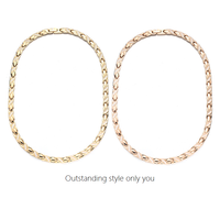 Bijoux personnalisés Collier réglable en acier inoxydable Collier magnétique Collier à chaîne d'ions négatifs pour le sport