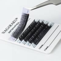 NAGARAKU — support de Palette de cils, Cycle d'extension, 8 lignes, 8mm à 15mm, marquage sur le droit, outils de maquillage
