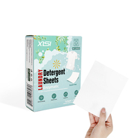 OEM/ODM Marque privée Feuille de détergent naturel écologique Bandes de savon biodégradables pour laveuse Feuilles de détergent à lessive