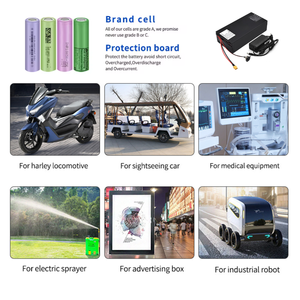 بطارية ليثيوم أيون 18650 قابلة للتخصيص 24 فولت 36 فولت 48 فولت 52 فولت 60 فولت 72 فولت 10 أمبير 15 أمبير 20 أمبير 30 أمبير 40 أمبير للدراجات الكهربائية والدراجات النارية والسكوتر - Product Image 4