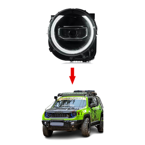 Aggiornamento per Jeep <span class=keywords><strong>Renegade</strong></span> 2016-2021: Gruppo Fari a LED, Assemblaggio Fanali Anteriori Plug and Play - Product Image 1
