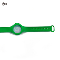 Bracelet RFID NFC en silicone souple étanche personnalisable en usine, mini-étiquette réglable pour bracelet de localisation pour enfants