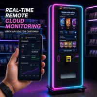 Service 24h/24 et 7j/7, distributeur automatique de cartes à collectionner, jeu de cartes à échanger TCG, écran tactile 32 pouces, gestion basée sur le cloud SDK, vente au détail intelligente