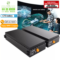 Paket Baterai Mobil Listrik CTS 50kwh 100kwh Li Ion LiFePO4 untuk Mobil, Paket Baterai Mobil Listrik 614V 100kwh