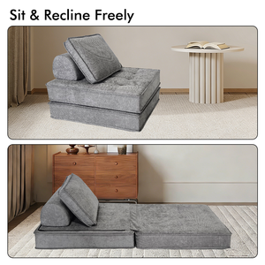 Herstellung von Wohnzimmer- und Schlafzimmermöbeln: Neues Stoffsofa, Komprimiertes Riesiges Memory-Foam-Schlafsofa - Product Image 5