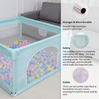 Clôture de sécurité pliable moderne, écologique, durable, en plastique, parc pour bébé, montage facile, utilisation intérieure et extérieure, parc, école, chambre