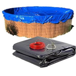 Housse de <span class=keywords><strong>piscine</strong></span> d'<span class=keywords><strong>hiver</strong></span> anti-feuilles et anti-débris robuste, bâche en PE pour couverture de <span class=keywords><strong>piscine</strong></span> domestique - Product Image 3