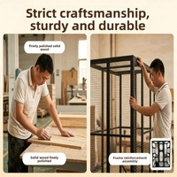 Villa modulaire pour chat avec porte latérale multi-démontable, grand espace et cabine cachette indépendante