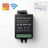 Interrupteur intelligent WiFi GLC 220V 8A pour maison connectée, télécommande sans fil RF 110V pour porte de garage, éclairage de couloir, certifié CE FCC