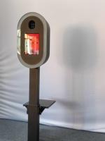 Photo Booth DSLR & iPad Smartphone Berkualitas Tinggi, Rangka Logam, Ring Light Portabel untuk Acara Pernikahan