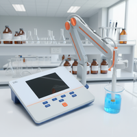 pH-mètre de laboratoire de haute précision PH300F avec ATC, stockage de 500 ensembles de données et USB/RS232 pour les tests en laboratoire