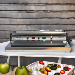 Commercial Manual Cling <b>Film</b> Wrapping Machine Portable Stretch <b>Film</b> Wrapper for Fruit Vegetable Meat Packaging - Product Image 4