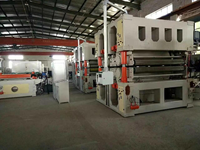 Machine à poncer le bois à double face de haute précision, ponceuse de calibrage de surface robuste, finition lisse, outil de rabotage du bois