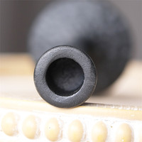Ensemble de 3 bougeoirs en fonte noire mate, style industriel vintage, pour centre de table de mariage et décoration intérieure