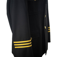 Uniforme de pilote d'avion personnalisé avec logo d'usine, couleur bleu marine, pour les capitaines de ligne aérienne
