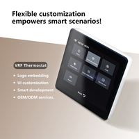 Termostato Inteligente VRF Becasmart BVRF-L001 de 4 Pulgadas, Ahorro de Energía, Sin Necesidad de Gateway VRF, Compatible con Personalización de Logotipo