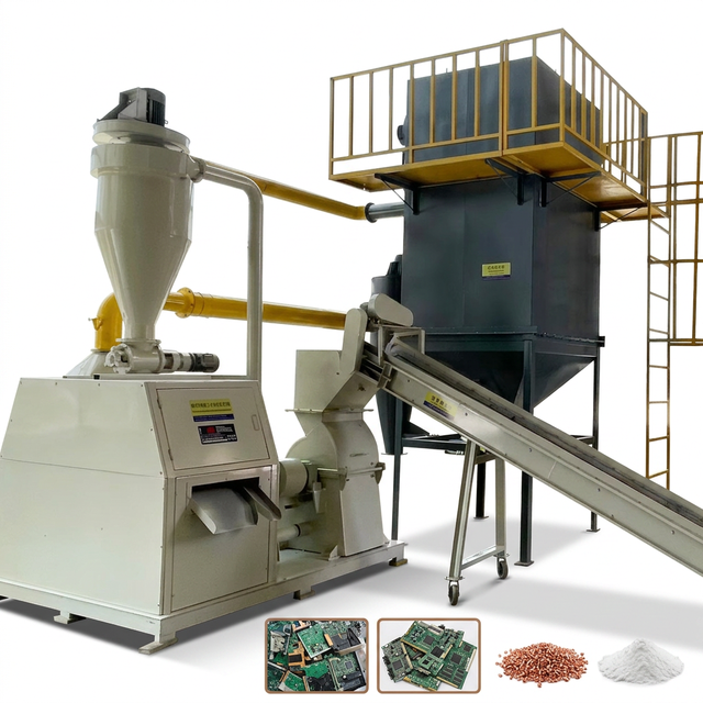 E Waste Recycling Machine PCB Chips Metal Extractor Machine Scrap Cpu Processors Gold Recovery