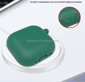 כיסוי מארז אביזרים לעור סיליקון עבה 1.8 מ "מ עם keychain עבור <span class=keywords><strong>airpods</strong></span> <span class=keywords><strong>4</strong></span> 2024 earphone eone earone - Product Image 5