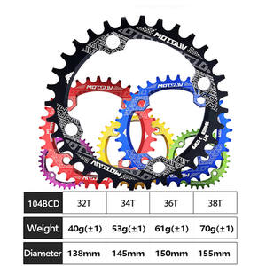 <span class=keywords><strong>Plateau</strong></span> de pédalier VTT et vélo de route 104bcd Narrow Wide 30T 32T 34T 36T 38T, <span class=keywords><strong>Plateau</strong></span> de pédalier simple - Product Image 3
