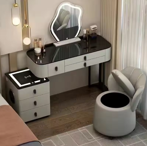 Smart dressing <b>table</b> with wireless charging luxurious and sophisticated Nordic bedroom makeup <b>table</b> modern - Product Image 4