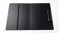 Offre Spéciale – Porte-documents en plastique PP noir de petite taille, personnalisables avec logo, vente en gros directe usine pour bureau et école