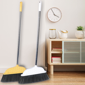 Durable Plastic Broom without Dustpan Broom Set Wholesale Houseclean PP Broom
