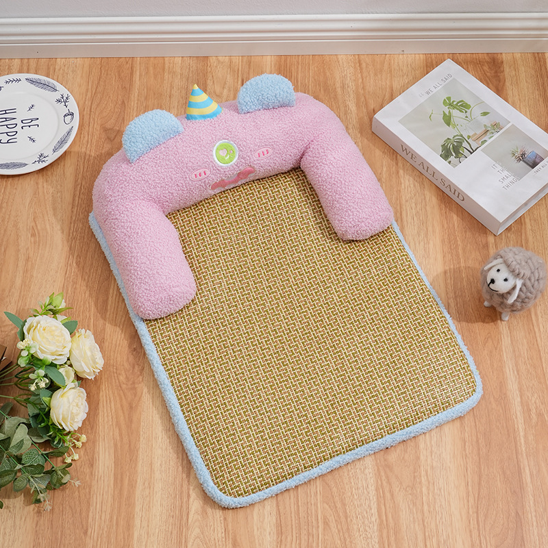 Peach Pink - U Pillow Cooling Mat Nest