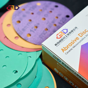 卸売GRD高硬度P240パープルセラミックサンドペーパー150mm 6インチフックループサンディングディスクOEM ODM自動車用 - Product Image 5