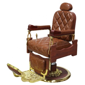 Offre Spéciale Meilleure Qualité Équipement De Salon Manche En Bois <span class=keywords><strong>Vintage</strong></span> Chaise De Coiffeur Inclinable Fauteuils Foshan Grande Usine - Product Image 5