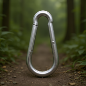 Commercial Carabiner Din 5299 Galvanized Not Suitable <b>For</b> Lifting Lifting And Anchoring Accessories - Product Image 3