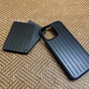 Universal New Fashion Stripe Designer Aluminum Alloy Multi-Card Wallet Function Mobile <b>Phone</b> Cases - Product Image 5