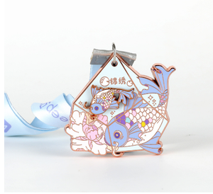 免费设计所有尺寸高质量2D 3D压铸金属运动定制奖章 - Product Image 4