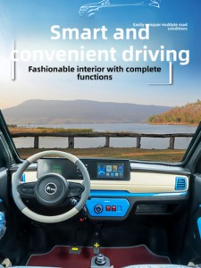 Auto Elettrica per Uso Domestico con Tettuccio, Nuova Energia, Completamente Chiusa, per Anziani, <span class=keywords><strong>Modello</strong></span> 2026, <span class=keywords><strong>4</strong></span> Ruote, <span class=keywords><strong>4</strong></span> Porte, 5 Posti, Pura Elettrica - Product Image 4