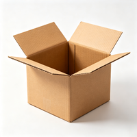 Boîtes en carton ondulé écologiques en gros, imprimées sur mesure, pliables, pour l'expédition de vêtements et de marchandises volumineuses pour le commerce électronique