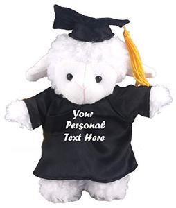 Peluche souvenir de saison de remise des diplômes CE EN71 CPC 25cm cochon agneau <span class=keywords><strong>Panda</strong></span> <span class=keywords><strong>docteur</strong></span> poupée robe de célibataire casquette avec logo vente en gros OEM ODM - Product Image 2