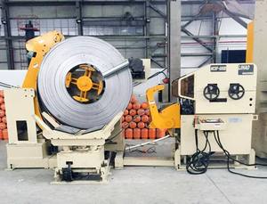 Alimentador automático tres en uno de placa que desenrolla la máquina enderezadora de Metal Servo alimentador para máquina de estampado - Product Image 3