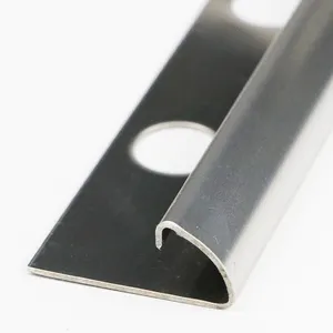 Rivestimento in piastrelle di metallo a forma di L in acciaio inossidabile di alta qualità