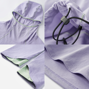 Felpa Tecnica Outdoor QUICKSHOW COOLMAX ad Asciugatura Rapida, Abbigliamento Sportivo alla Moda con Cuciture a Contrasto e Colori Contrastanti per Uomo - Product Image 5