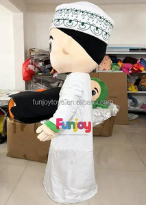 Costume de mascotte arabe de Noël personnage de dessin animé comédie Performance activité de l'entreprise - Product Image 2