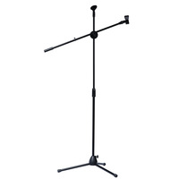 Nouveau design, support de micro portable noir pour guitare, support de sol pour instrument de musique, vente en gros
