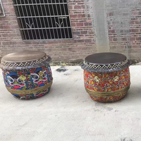 Tambour de Danse du Lion Chinois – Ensemble Complet