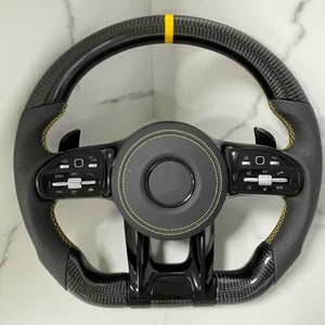 Nuevo Kit de Mejora de Volante de Fibra de Carbono <span class=keywords><strong>AMG</strong></span> para <span class=keywords><strong>Mercedes</strong></span> Clase C/E/S, ML320, CLS300, C200, GLK, Volante <span class=keywords><strong>Mercedes</strong></span> C300 - Product Image 1