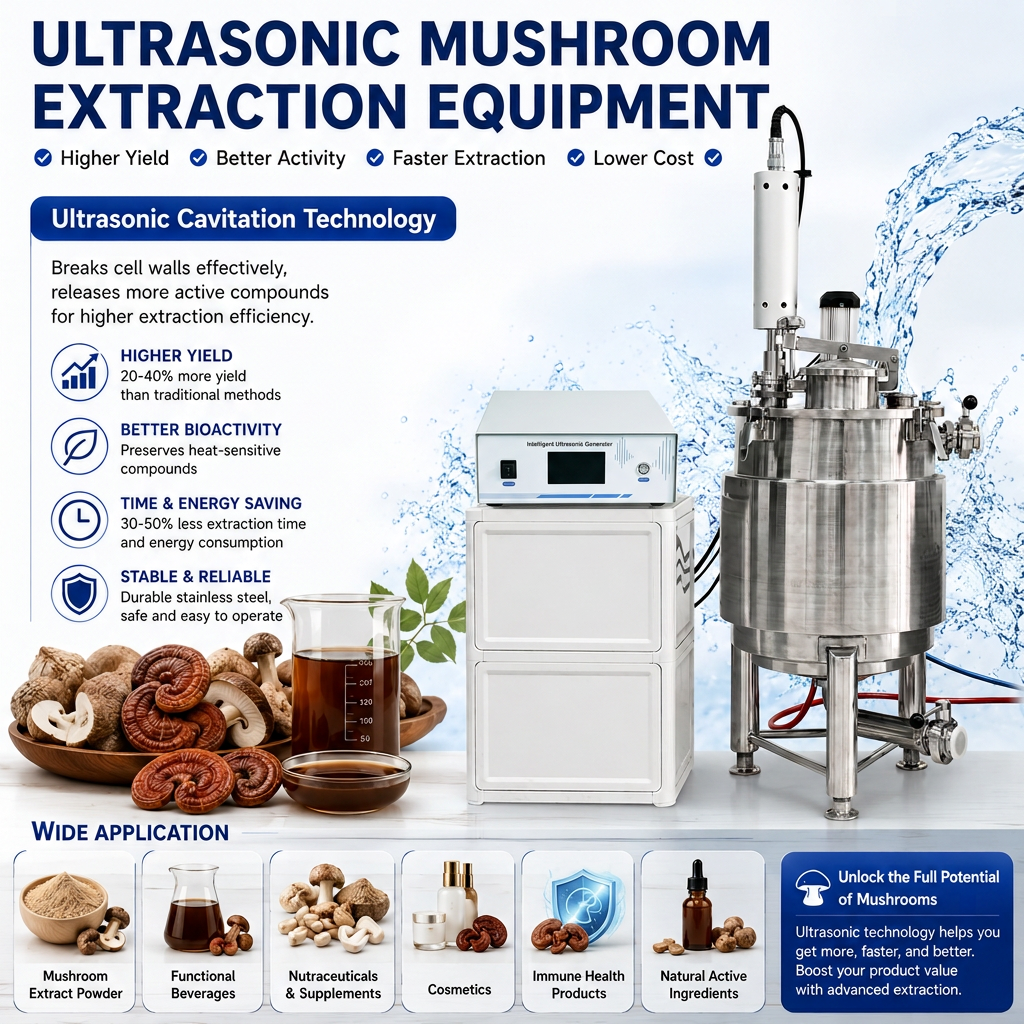 Ultrasonic Homogenizer Sonicator Processor Cell Disruptor Mixer 2000W With Time Control 50L For Nano Material · image 2