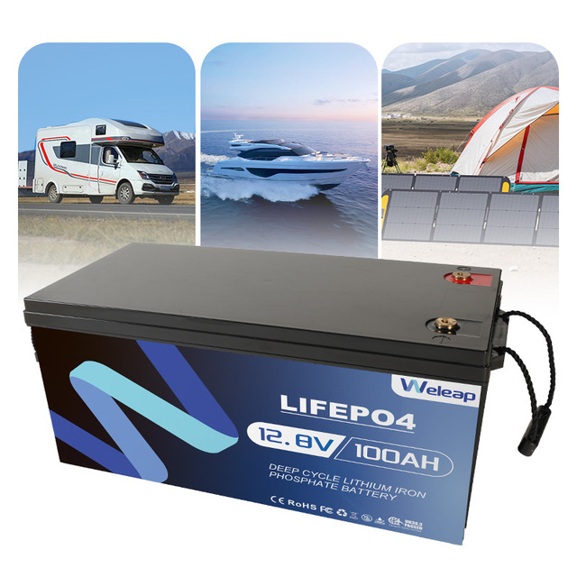 Factory Direct 12.8V 100Ah LiFePO4 Lithium Battery Bluetooth BMS Grade-A Cells 4000+ Cycles 3-year Warranty IP67 Protection CE